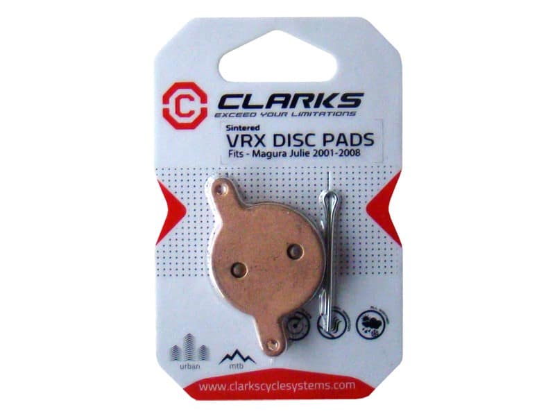 Okładziny hamulcowe CLARKS VRX808 Metaliczne, Dla MAGURA (Julie 2001-2008) (NEW)