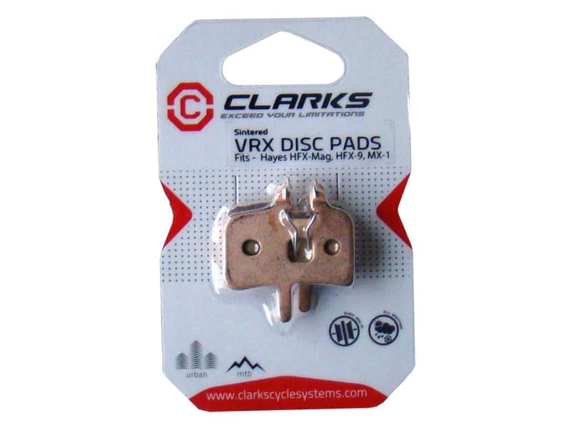Okładziny hamulcowe CLARKS VRX814 Metaliczne, Dla HAYES (HFX1 do HRX9) (NEW)