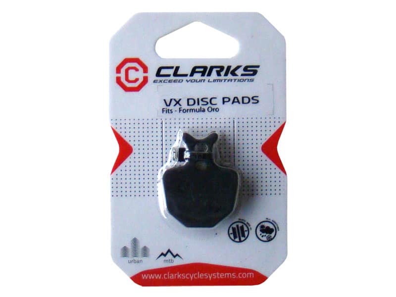 Okładziny hamulcowe CLARKS VRX833 Metaliczne, Dla FORMULA (Oro) (NEW)