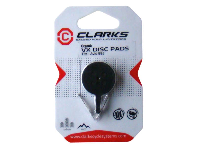 Okładziny hamulcowe CLARKS VX839 Żywiczne, Dla AVID/CLARKS (Avid BB5/CLARKS CMD-17, CMD-17R) (NEW)