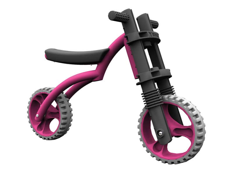 Rowerek biegowy Y BIKE EXTREME różowy (DWZ 50%)
