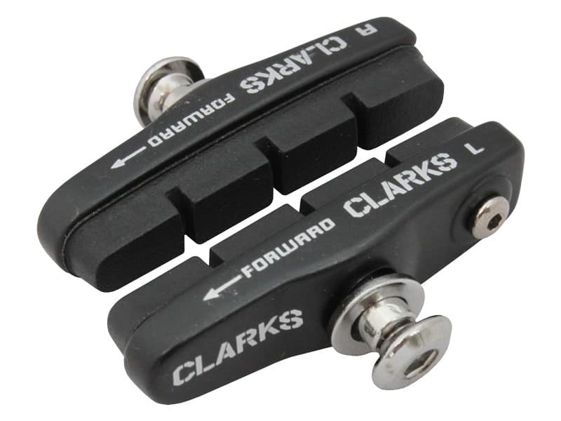 Klocki hamulcowe V-brake CLARKS CPS459 ELITE ROAD PADS, Dla Shimano/Campagnolo, 55mm, Warunki Suche, Szosa, Czarne (NEW)