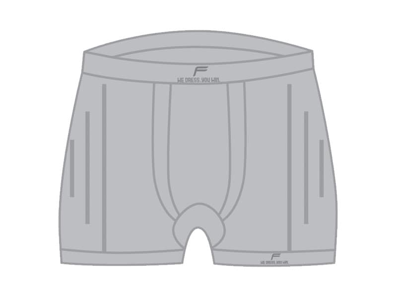 Boxerki męskie FUSE STAYCOOL Megalight 140 / XL srebrne (WYPRZEDAŻ -60%)