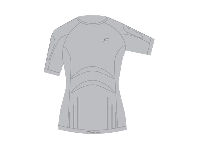 Moteriški funkciniai marškinėliai FUSE ALLSEASON Megalight 200 T-Shirt / M pilki