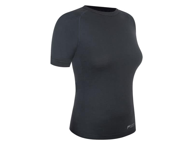 Moteriški funkciniai marškinėliai FUSE MERINO T-Shirt / XL juodi