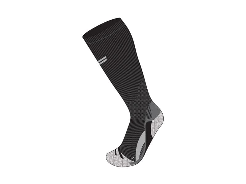 Skarpety FUSE RUNNING COMPRESSION PERFORMANCE męskie / 47-49 czarno-szare (WYPRZEDAŻ -60%)