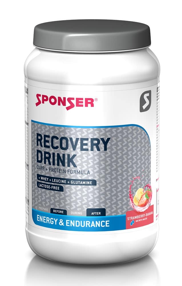 Napój SPONSER RECOVERY DRINK truskawkowo-bananowy puszka 1200g (NEW)