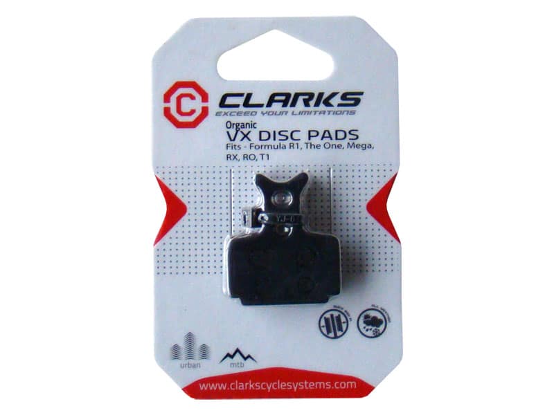 CLARKS VX850 dervinės diskinių stabdžių kaladėlės, skirtos FORMULA (R1, The One, Mega, RX, RO, T1)
