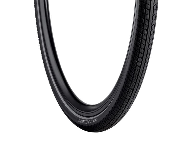 Opona e-bike/trekking  VREDESTEIN Perfect E-Trekking, 26"x1.75 (47-559), Drut, Wkładka antyprzebiciowa, Czarna + Refleks (NEW).