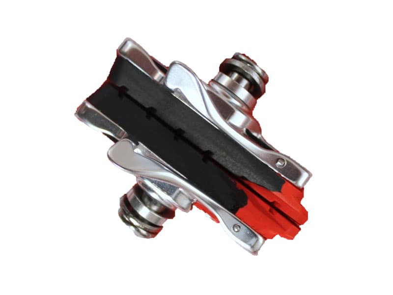 Klocki hamulcowe V-brake CLARKS CPS472C ELITE ROAD PADS CNC, Dla Shimano/Sram/Tektro/Campagnolo, 50 mm, Warunki Suche, Szosa, Obudowa CNC srebrna (DWZ)