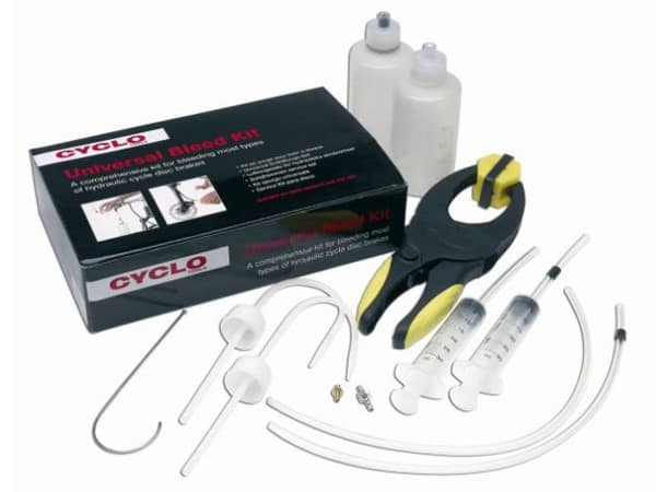 Zestaw do odpowietrzania hamulców WELDTITE CYCLO UNIWERSALNY (Shimano, Avid, Tektro, Magura, Hayes, Mph, Hope, Clark's) (WYPRZEDAŻ -60%)