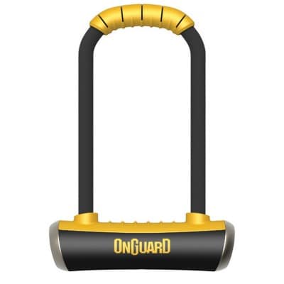 Zapięcie rowerowe ONGUARD PITBULL MINI LS 8007 U-LOCK - ⌀14mm, Wymiary: 90mm x 240mm, 5x Kluczy z kodem (NEW)