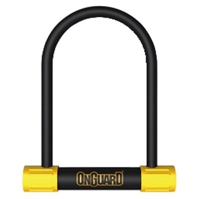 Zapięcie rowerowe ONGUARD BULLDOG STD LM 8010LM U-LOCK - ⌀11mm, Wymiary: 115mm x 230mm, 5x Klucze z kodem (NEW)