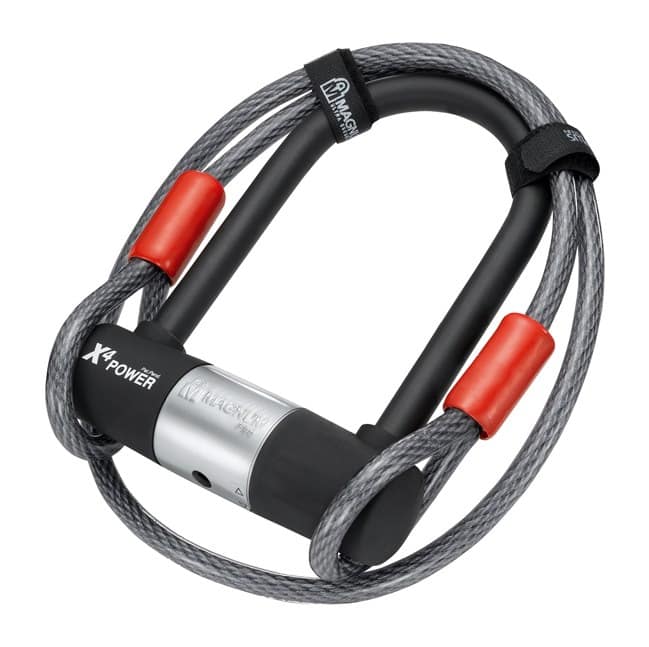 Zapięcie rowerowe MAGNUM 3003 U-LOCK + CABLE - 14mm 115mm 230mm - 5 x Klucze z kodem + LINKA 10mm 120cm (NEW)