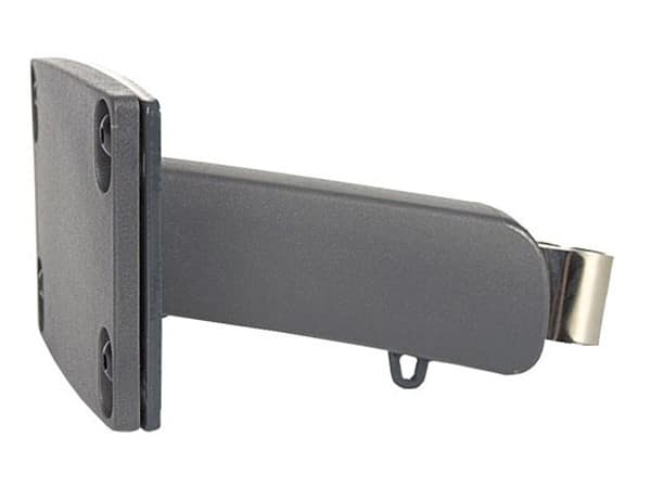 Wspornik mocujący do sztycy kierownicy BASIL PERMANENT SYSTEM moc.22-26mm, regulowana długość wspornika, system mocowania kosza na stałe (WYPRZEDAŻ -50%)