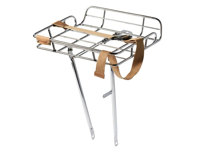 Bagażnik przedni BASIL PORTLAND FRONT CARRIER HIGH 26"-28", 25 litrów/10 kg, aluminium natural (NEW)