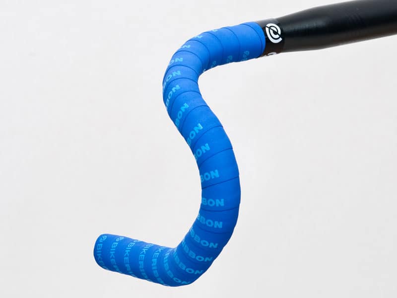 Owijka na kierownicę BIKE RIBBON SCRUB gr.2,5mm ekoskóra niebieska (DWZ)