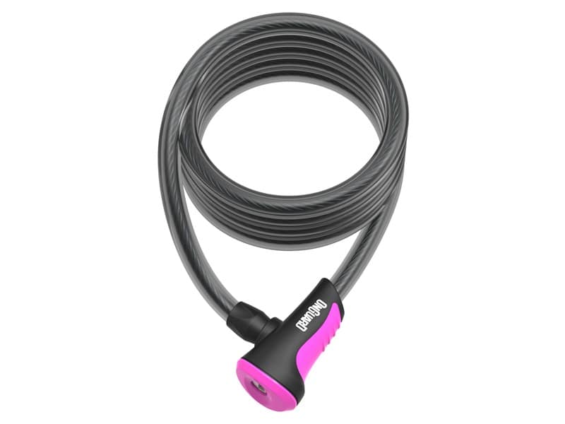 Zapięcie rowerowe ONGUARD NEON 8163PN Linka - 12mm 120cm - 2x Klucze Różowe (NEW)