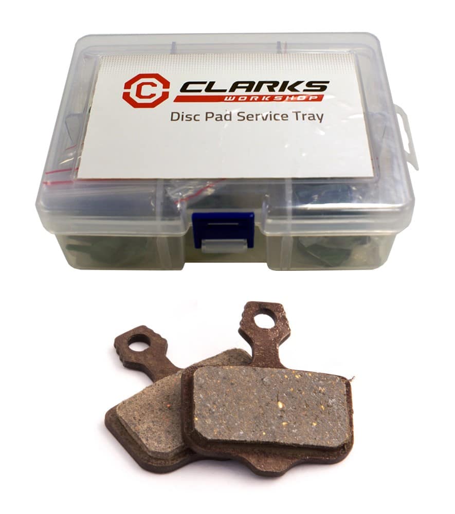 CLARKS VX841 dervinės diskinių stabdžių kaladėlės, skirtos AVID/SRAM (Avid Elixir 1, 3, 5, 7, Elixir R, Elixir CR/Sram XX-XO) 25 porų dėžutė