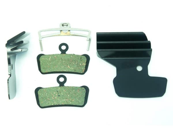 Okładziny hamulcowe CLARKS VX859 FIN Żywiczne, Dla AVID SRAM (Avid XO, Elixir 7 Trail, Elixir 9 Trail. Sram Guide), Z radiatorem odprowadzającym ciepło (NEW).