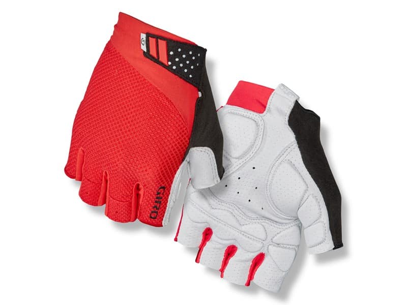 Rękawiczki męskie GIRO MONACO II GEL krótki palec bright red roz. M (obwód dłoni 203-229 mm / dł. dłoni 181-188 mm) (WYPRZEDAŻ -70%)