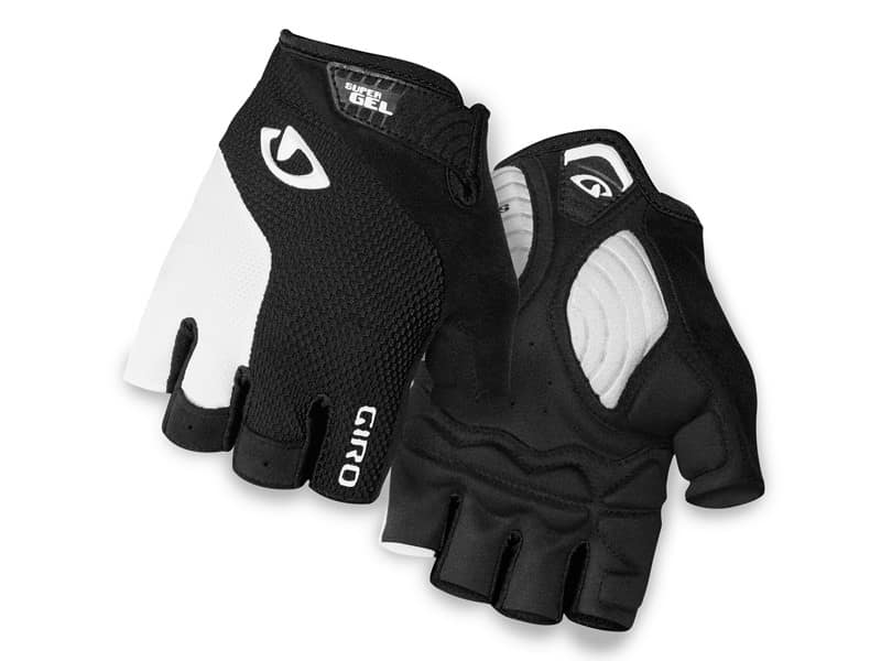 Rękawiczki męskie GIRO STRADEDURE SGEL krótki palec white black roz. XXL (obwód dłoni od 267 mm / dł. dłoni od 211 mm) (NEW 2026)