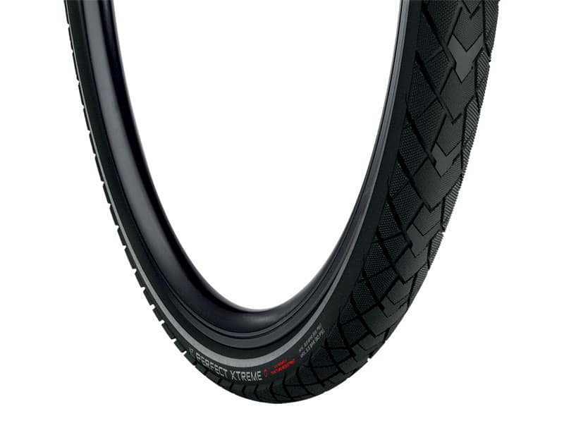 Opona miejska/trekking VREDESTEIN Perfect Xtreme, 28x1.5/8x1.3/8 (37-622), Drut, Wkładka antyprzebiciowa, Czarna + Refleks (NEW).