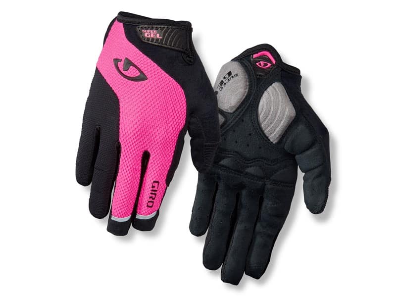 Rękawiczki damskie GIRO STRADA MASSA SGEL LF długi palec bright pink roz. L (obwód dłoni 190-204 mm / dł. dłoni 185-195 mm) (WYPRZEDAŻ -50%)