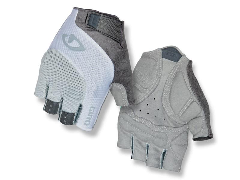 Rękawiczki damskie GIRO TESSA GEL krótki palec grey white roz. S (obwód dłoni 155-169 mm / dł. dłoni 160-169 mm) (WYPRZEDAŻ -50%)