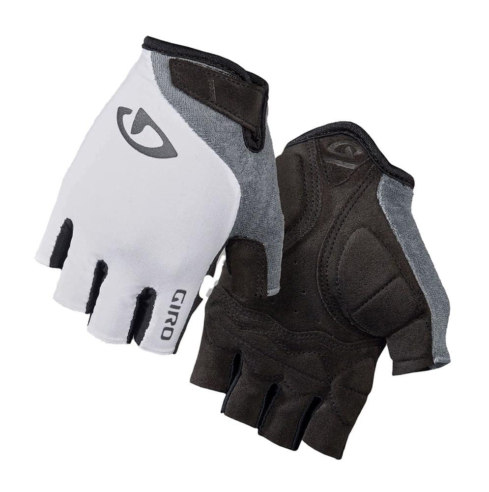 Rękawiczki damskie GIRO JAG'ETTE krótki palec white titanium roz. S (obwód dłoni 155-169 mm / dł. dłoni 160-169 mm) (WYPRZEDAŻ -50%)