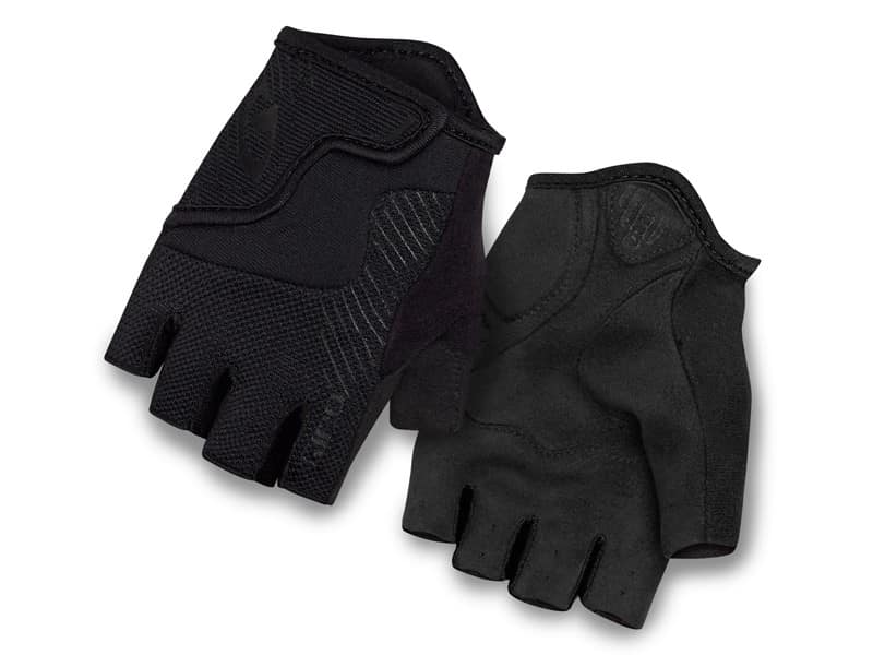 Rękawiczki juniorskie GIRO BRAVO JR krótki palec mono black roz. M (obwód dłoni 152-162 mm / dł. dłoni 160-165 mm) (WYPRZEDAŻ -50%)