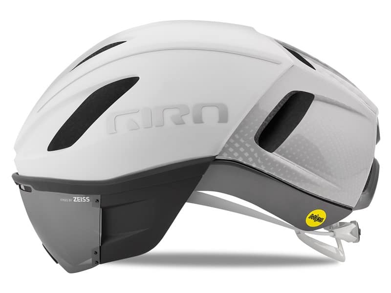 Kask czasowy GIRO VANQUISH MIPS matte white silver roz. L (59-63 cm) (NEW 2025)