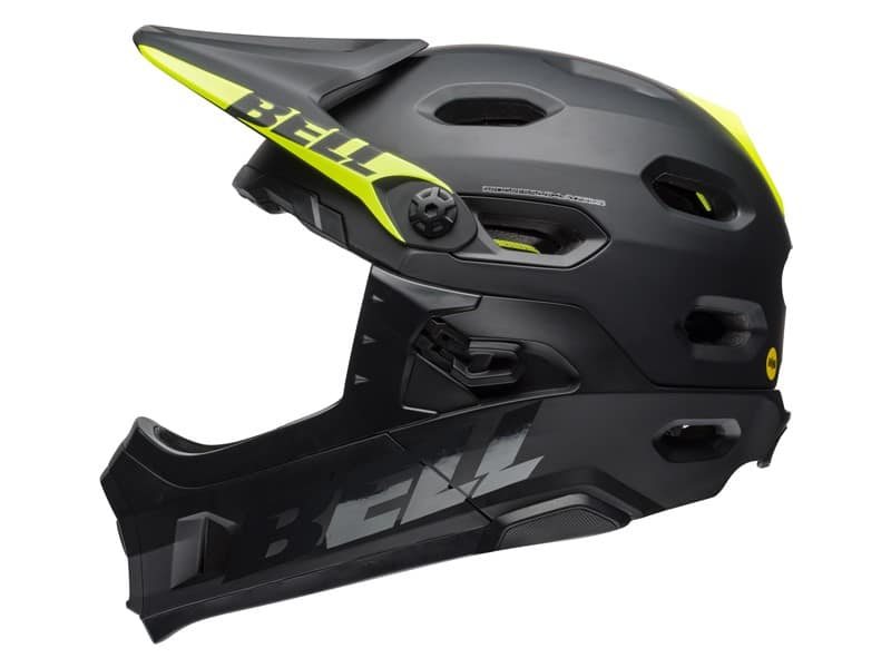 Kask full face BELL SUPER DH SPHERICAL matte gloss black roz. S (52–56 cm) (NEW 2025)