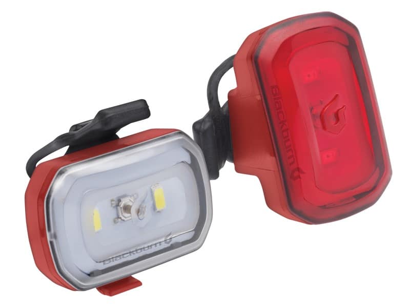 Zestaw lampki BLACKBURN CLICK USB przód 60 lumenów, CLICK USB tył 20 lumenów czerwone (NEW).