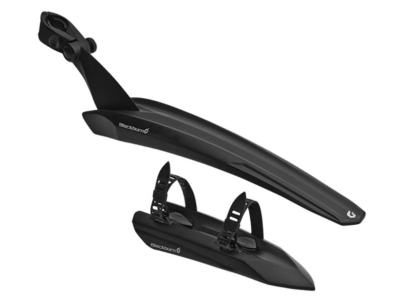 Błotnik zestaw BLACKBURN SPLASHBOARD COMBO przód, tył czarny (NEW).
