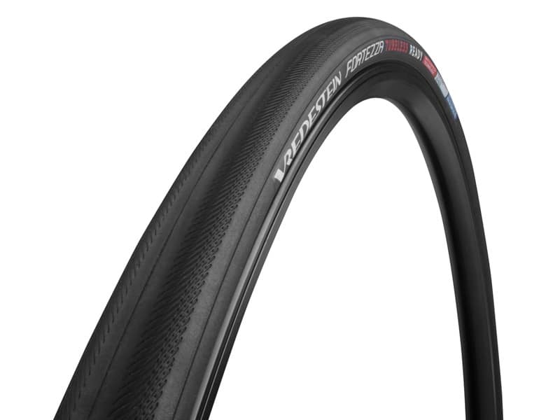 Opona szosowa VREDESTEIN Fortezza, 700x25C (25-622), Zwijana, TPI120, 290g, TLR, Czarna (NEW).