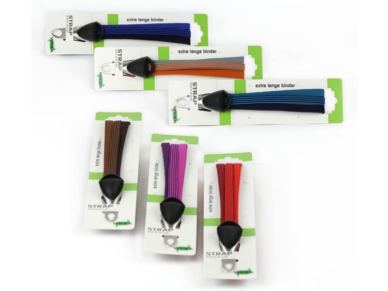 Taśma do bagażnika WIDEK TRIO STRAPS E-BIKE VISION gumowa mix kolorów pudełko 12szt. (NEW)