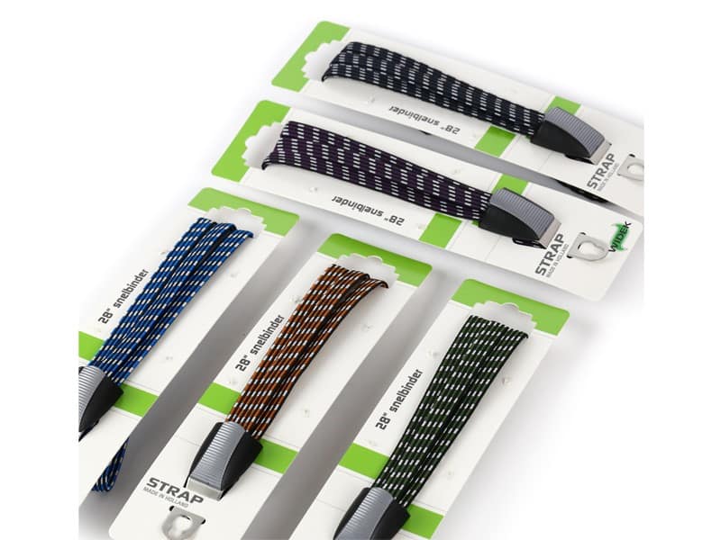 Taśma do bagażnika WIDEK TRIO SILVER LINE gumowa mix kolorów pudełko 12szt. (NEW)