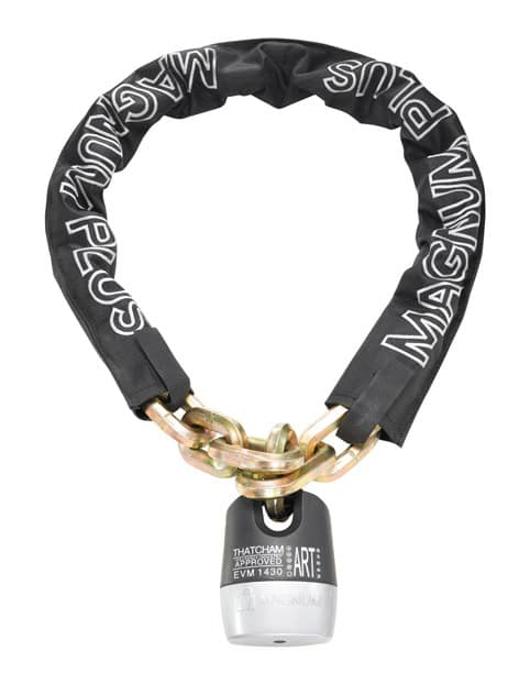 Zapięcie rowerowe MAGNUM 3005 ŁAŃCUCH - 12mm 180cm - 5 x Klucze z kodem + KŁÓDKA (NEW).