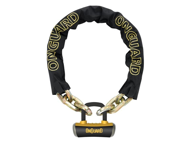 Zapięcie rowerowe ONGUARD BEAST 8016L ŁAŃCUCH + ULOCK, WYmiary: 180cm x 14mm, 5x Kluczy z kodem + U-LOCK ⌀ 16,8mm (NEW)