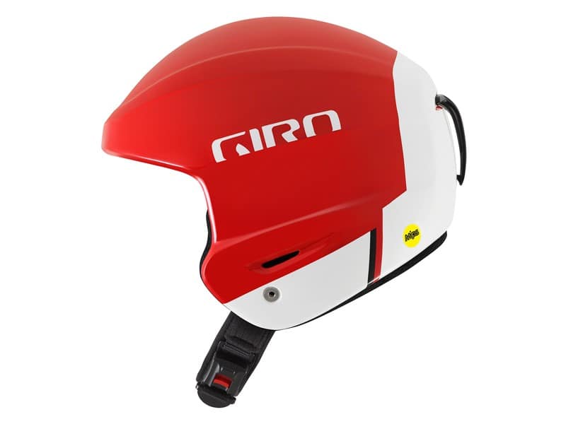 Kask zimowy GIRO STRIVE MIPS matte red + ochrona szczęki roz. M (55.5-57 cm) (NEW)