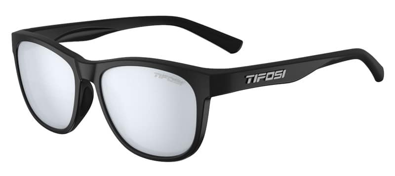 Okulary TIFOSI SWANK satin black (1 szkło Smoke Bright Blue Mirror 13% transmisji światła) (NEW)