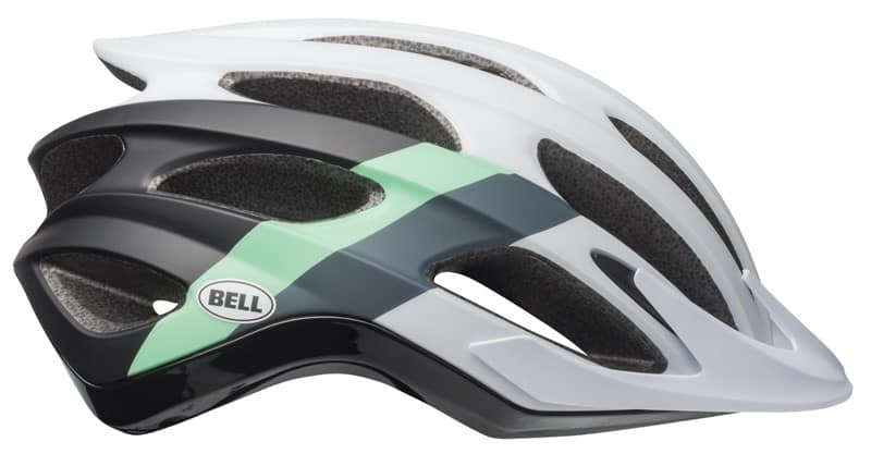 Kask mtb BELL DRIFTER logic matte gloss white black mint roz. L (58-62 cm) (NEW 2025)