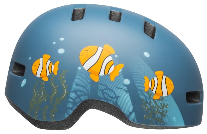 Kask dziecięcy BELL LIL RIPPER clown fish matte gray blue roz. S (48–55 cm) (NEW 2025)