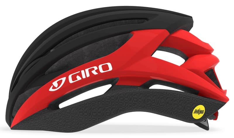 Kask szosowy GIRO SYNTAX MIPS matte black bright red roz. S (51-55 cm) (NEW 2025)