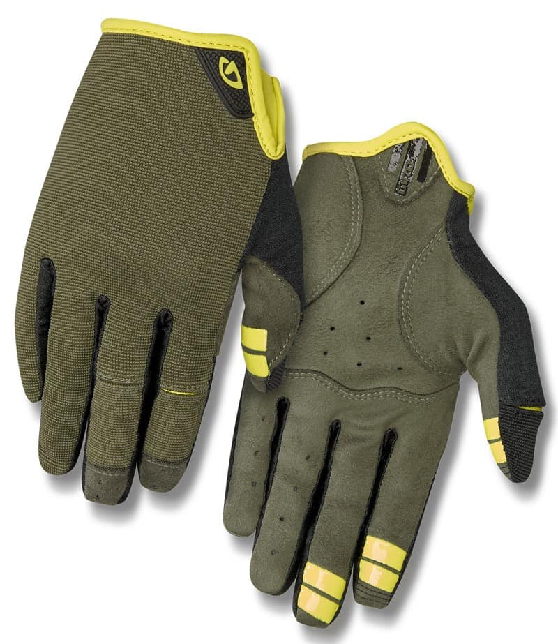 Rękawiczki męskie GIRO DND długi palec olive roz. S (obwód dłoni 178-203 mm / dł. dłoni 175-180 mm) (WYPRZEDAŻ -50%)