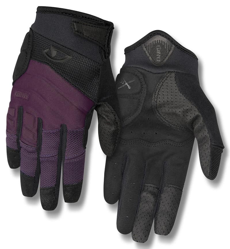 Rękawiczki damskie GIRO XENA długi palec dusty purple black roz. L (obwód dłoni 190-204 mm / dł. dłoni 185-195 mm) (WYPRZEDAŻ -70%)