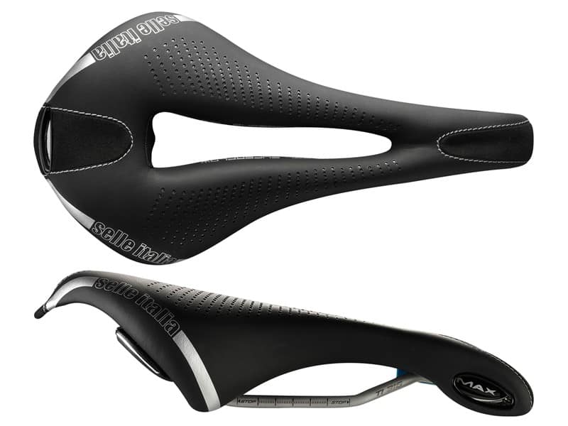 Siodło SELLE ITALIA SPORTOURING MAX FLITE TI316 GEL SUPERFLOW L (id match L3), Pręty TI316, Żel, 330g (NEW)