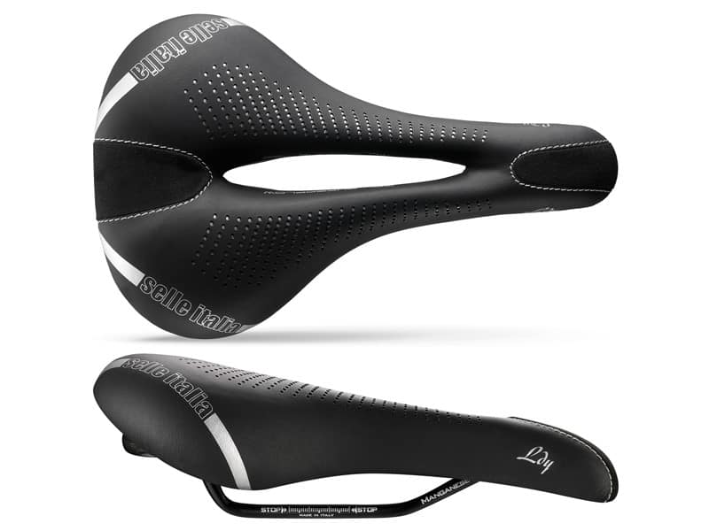 Siodło SELLE ITALIA SPORTOURING LADY GEL TM FLOW S (id match S2), Pręty Manganowe, Żel, 300g (NEW)