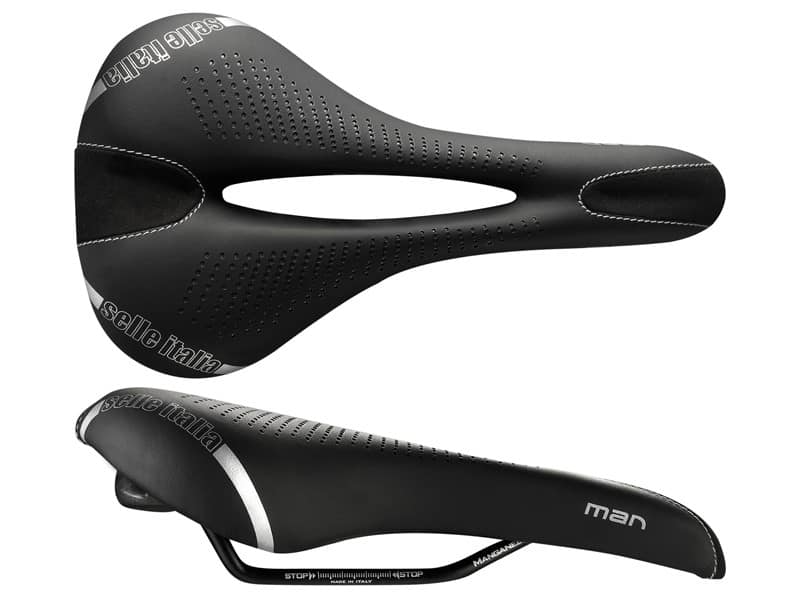 Siodło SELLE ITALIA MAN GEL FLOW L (id match L2), Manganese Rail, 310g, Czarne (DWZ) -> SPORTOURING MAN GEL ADVAN L2 (NEW 2026)